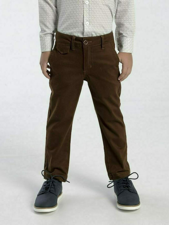 Funky Boys Fabric Trouser Brown