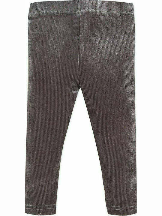 3 Pommes Kids Legging Long Brown Βελούδο 3P24022