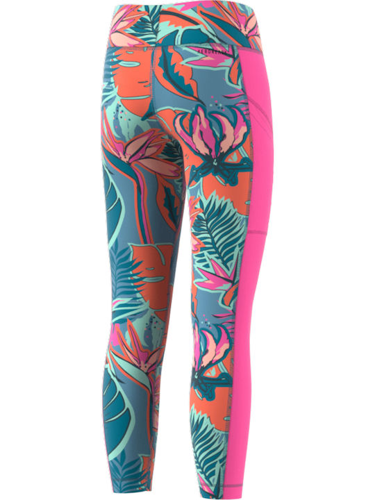 Kids Legging Sports Long Light Blue Aeroready