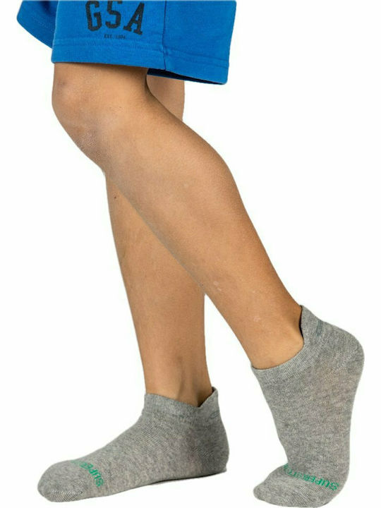 GSA Athletic Kids' Ankle Socks Aero 365 Blue 3 Pairs