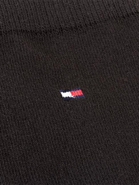 Tommy Hilfiger Παιδικές Κάλτσες Μακριές Μαύρες 2 Ζευγάρια