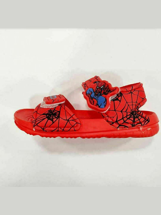 Disney Spiderman Kids Beach Shoes Red