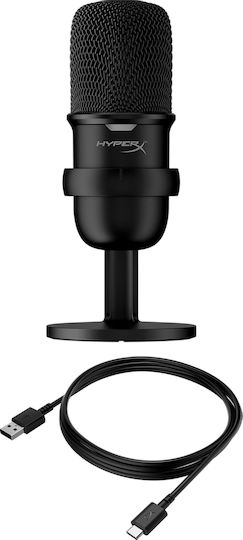 HyperX SoloCast Electret Μικρόφωνο Επιτραπέζιο