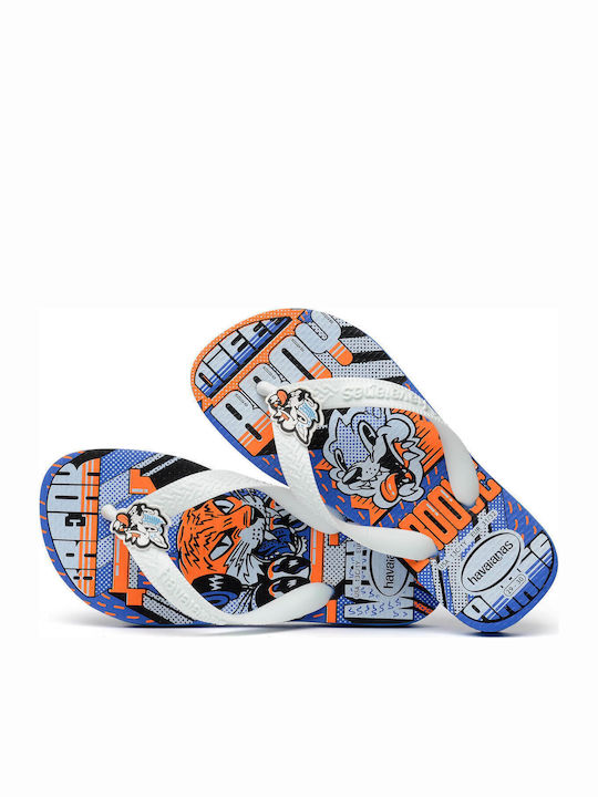 Havaianas Kinder Flip Flops Weiß Top Grafitti