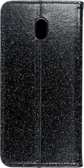 Forcell Shining Book Piele artificială Negru (Redmi 8A)
