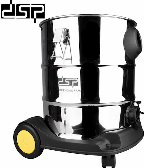 DSP KD2004 Vacuum Wet / Dry 1200W with Stainless Bin 25lt