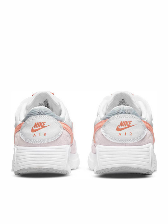Air Max SC Kids Sneakers with Scratch White / Light Violet / Pure Platinum / Crimson Bliss