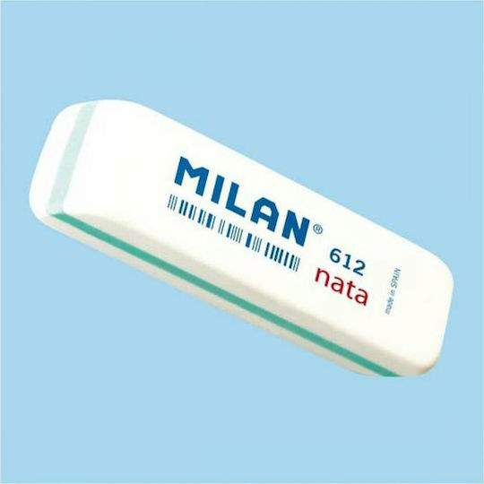 Milan Γόμα για Μολύβι Nata 612 Λευκή