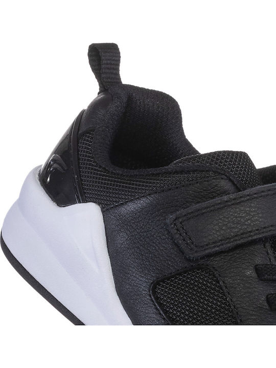 Orbit Ride Παιδικά Sneakers Ανατομικά με Σκρατς Μαύρα