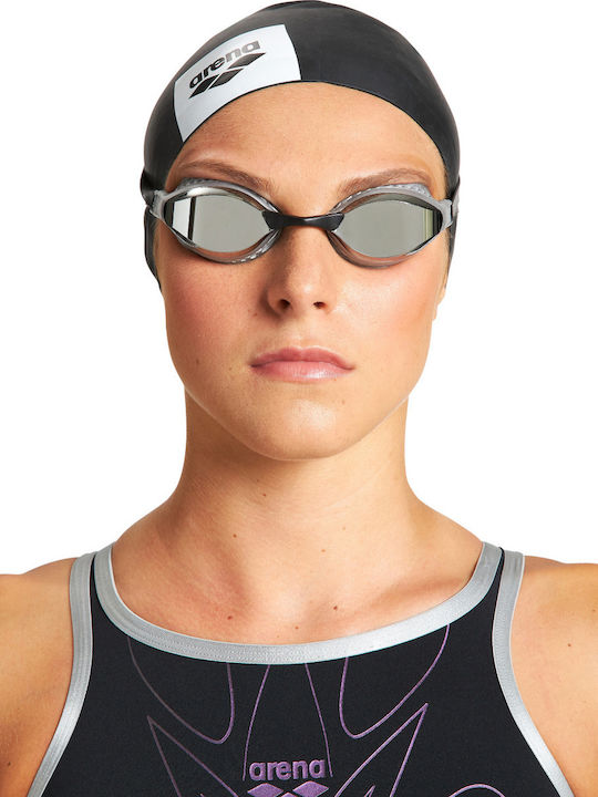 Arena Air Speed Swimming Goggles for Adults with Anti-Glare Lenses Black