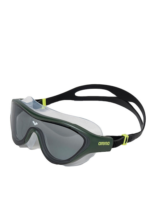Arena The One Mask Swimming Goggles Adults with Anti-Glare Lenses Black