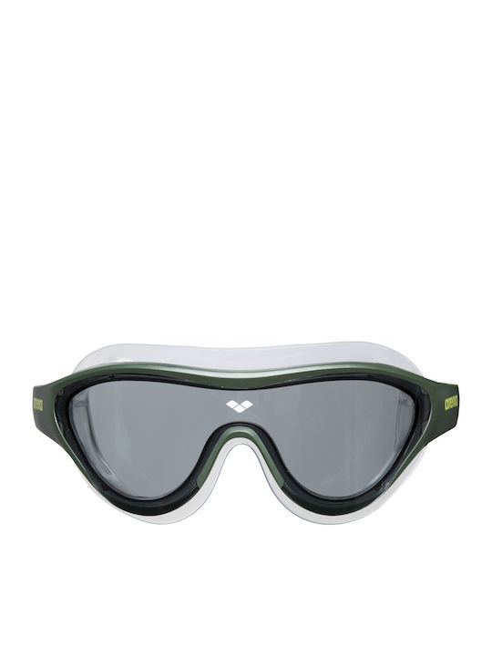 Arena The One Mask Swimming Goggles Adults with Anti-Glare Lenses Black