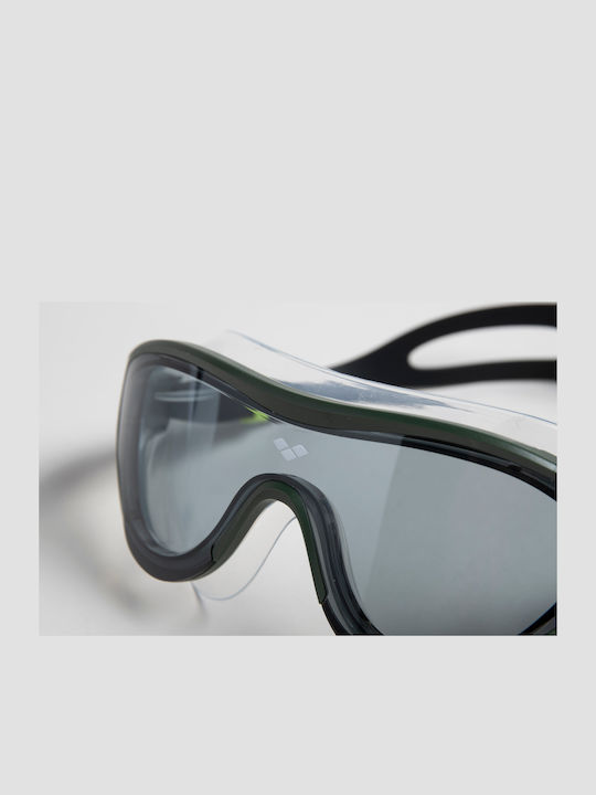 Arena The One Mask Swimming Goggles Adults with Anti-Glare Lenses Black