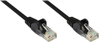 Goobay U/UTP Cat.5e Καλώδιο Δικτύου Ethernet 5m Μαύρο