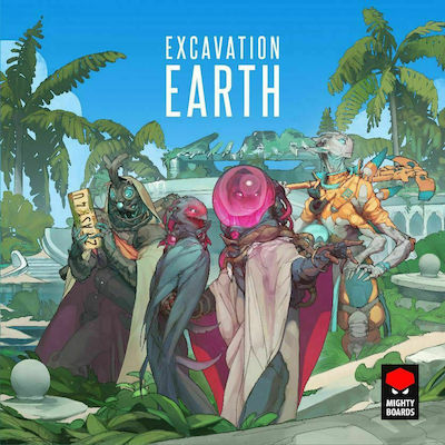 Mighty Boards Brettspiel Excavation Earth für 1-4 Spieler 14+ Jahre MBEE001EN