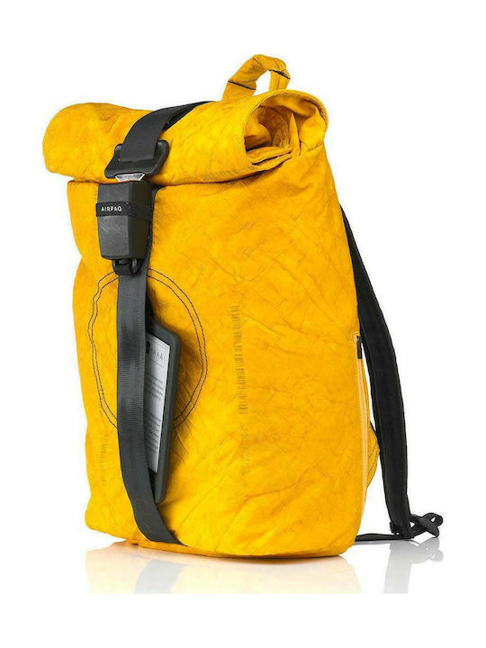 Airpaq Unicolor 2.0 Weiblich Stoff Rucksack Wasserdicht Gelb 21Es