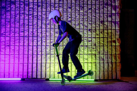 Y Volution Pediatrică Scuter Pliabil Neon Vector 2020 Cu 2 Roti Verde