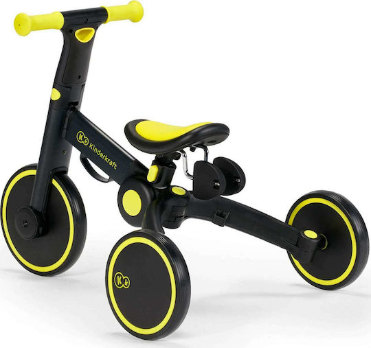 Kinderkraft 4 Trike Foldable & Convertible 3 in 1 for 1-5 Years Old Black