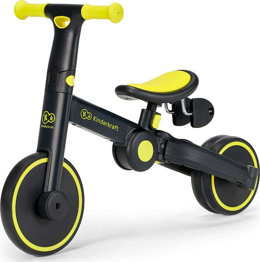 Kinderkraft 4 Trike Foldable & Convertible 3 in 1 for 1-5 Years Old Black