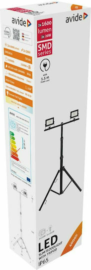 Avide ABSSFLNW-20W-TRIPOD-D Waterproof LED Floodlight 40W Natural White 4000K IP65