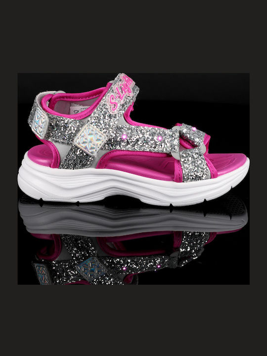 Παιδικά Πέδιλα Glittery Glam Ασημί