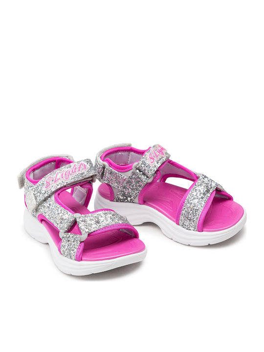 Παιδικά Πέδιλα Glittery Glam Ασημί