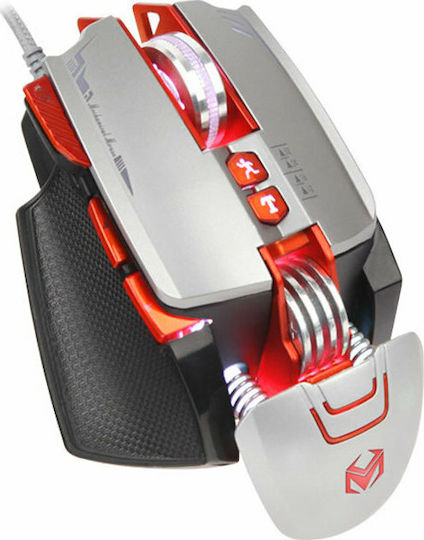 Mixie M9 RGB Геймърска Мишка 3200 DPI Сив