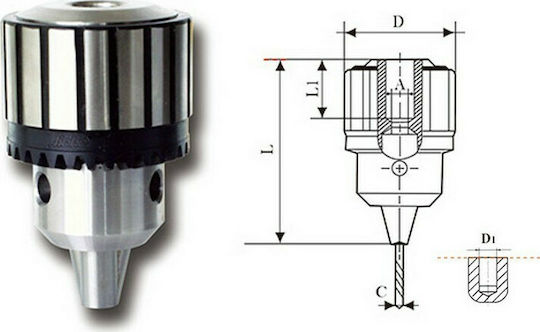 Sanou Drill Chuck with Key J212022