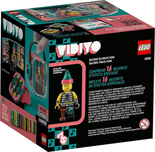 LEGO Vidiyo Punk Pirate BeatBox για 7+ Ετών 73τμχ