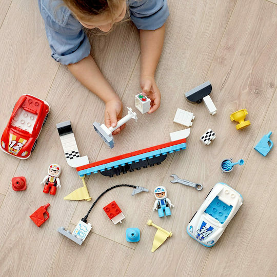 LEGO Duplo Race Cars für 2+ Jahre alt Jahre 44Stück