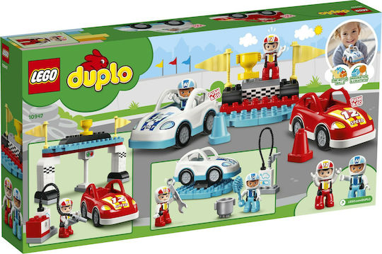 LEGO Duplo Race Cars für 2+ Jahre alt Jahre 44Stück