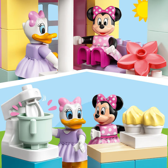 LEGO Duplo Casa și Cafenea Minnie pentru Vârsta 2+