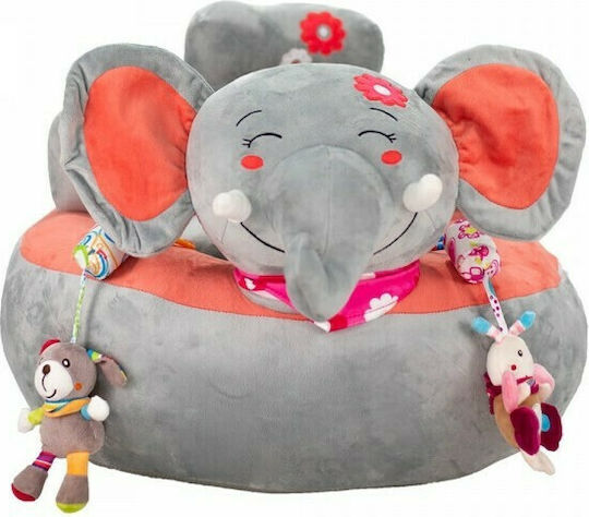Beanbag Elephant Gray 55x50x60cm