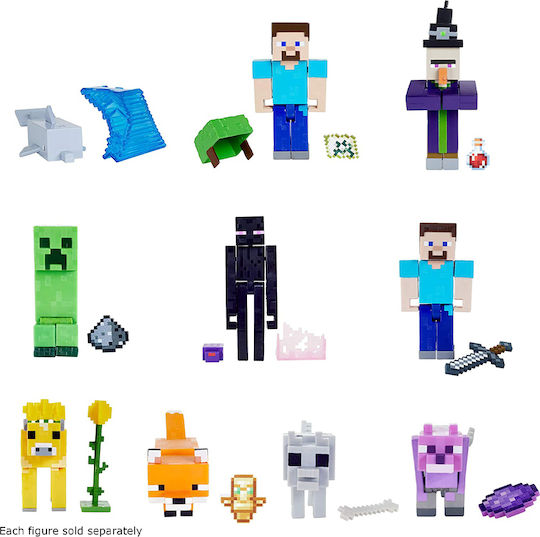 Фигура за действие Creeper Minecraft за 6+ години 8см (Различни дизайни)