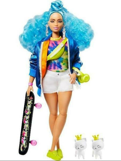 Barbie Blaue Lockige Haare Barbie Extra Für 3+ Jahre
