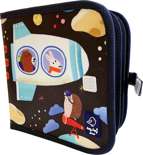 Jaq Jaq Bird Painting Chalkboard Book With Chalk Friends Rocket Ships for Children 3+ years Years