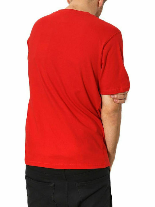 Dickies Horseshoe Ανδρικό T-shirt Fiery Red Με Στάμπα