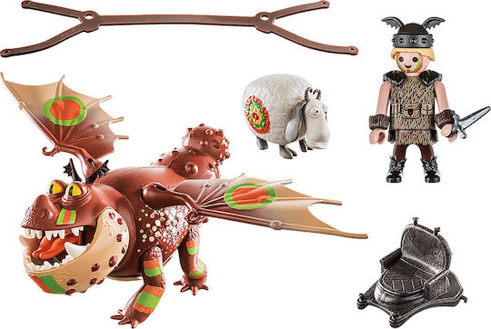Playmobil Dragons Fishlegs and Meatlug for 4-10 years old