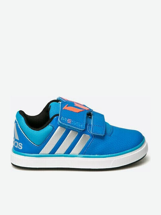 Messi CF K Kids Soccer Cleats Indoor Light Blue