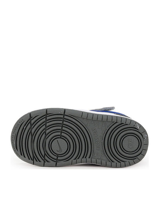 Court Borough Low 2 Kinder Sportschuhe mit Bügel- und Schleifenverschluss Graue