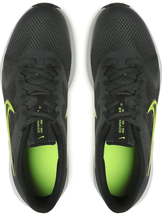 Downshifter Downshifter 11 Kids Sports Shoes Running with Laces Dark Smoke Grey / Volt / Black / White