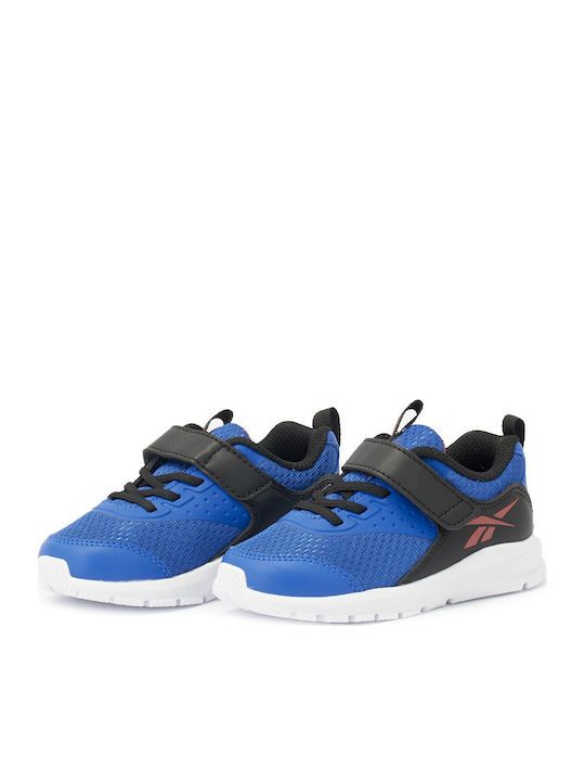 Rush Runner Rush Runner 4.0 TD Kids Sports Shoes Running with Hoop & Loop Closure Vector Blue / Core Black / Vector Red