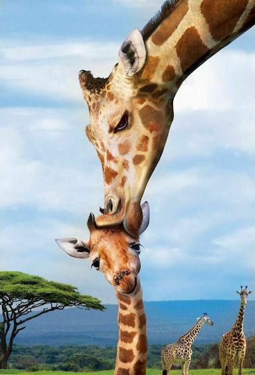 Παιδικό Puzzle Save the Planet - Giraffe 250pcs Eurographics