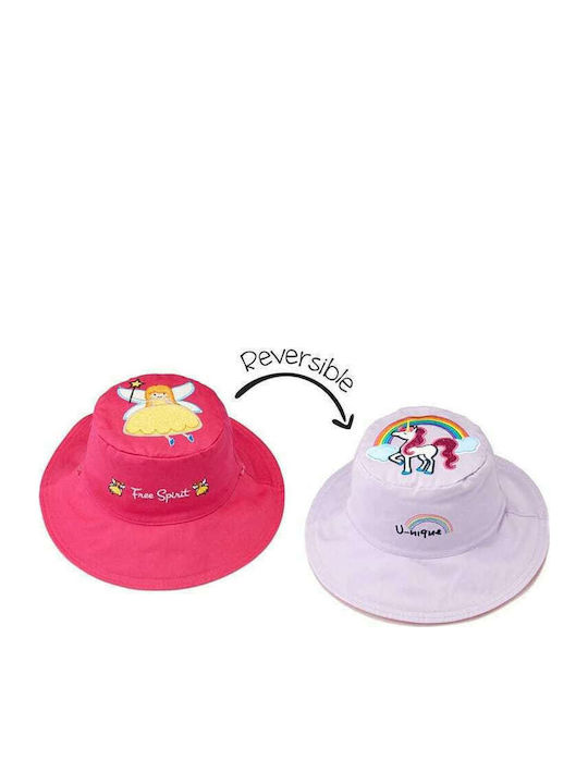 Flapjackkids Παιδικό Καπέλο Bucket Υφασμάτινο Αντηλιακό Φούξια