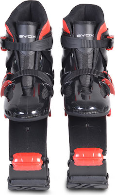 Byox Παπούτσια Kangoo Μ (33-35) Μαύρα/Κόκκινα