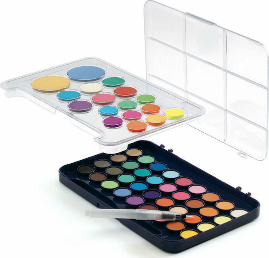 Djeco Gouaches Set of Watercolours Multicolored with Brush 50pcs 09784