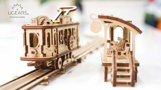 Ugears Παιχνίδι Κατασκευών Ξύλινo Tram Line