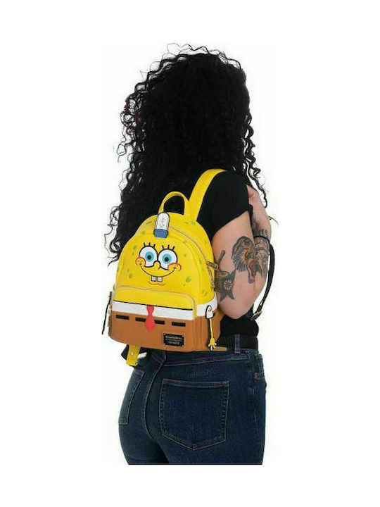 Loungefly Spongebob Squarepants 20th Anniversary Geantă pentru copii Înapoi Galbenă