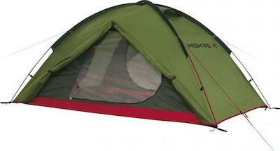 High Peak Woodpecker 3 LW Σκηνή Camping Igloo Πράσινη με Διπλό Πανί 4 Εποχών για 3 Άτομα 220x190x110εκ.