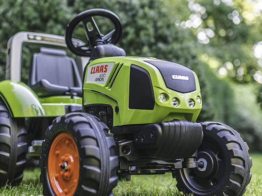 Kids Foot-to-Floor Ride On Tractor with Trailer & Pedal Claas Arion 430 Green